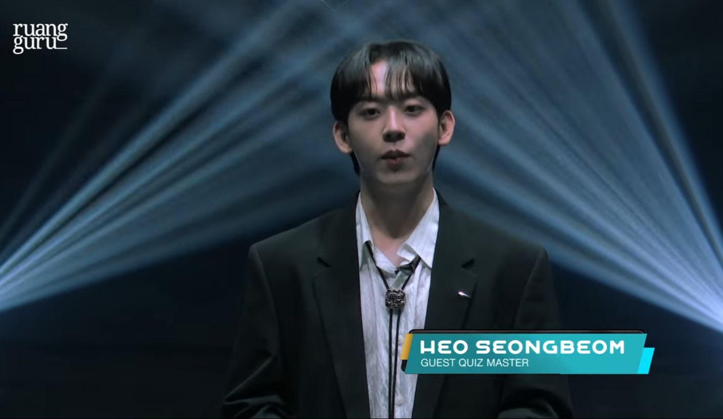 Sosok Heo Seong Beom saat hadir dalam Clash Of Champion by Ruang Guru.