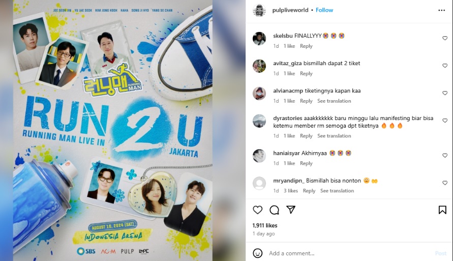 Poster Running Man