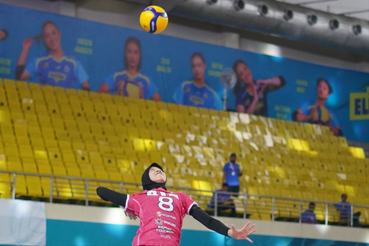 Megawati Hangestri akan kembali tampil di GOR Jatidiri Semarang pada final four Proliga 2024. (Baskoro Septiadi/Jawa Pos Radar Semarang)