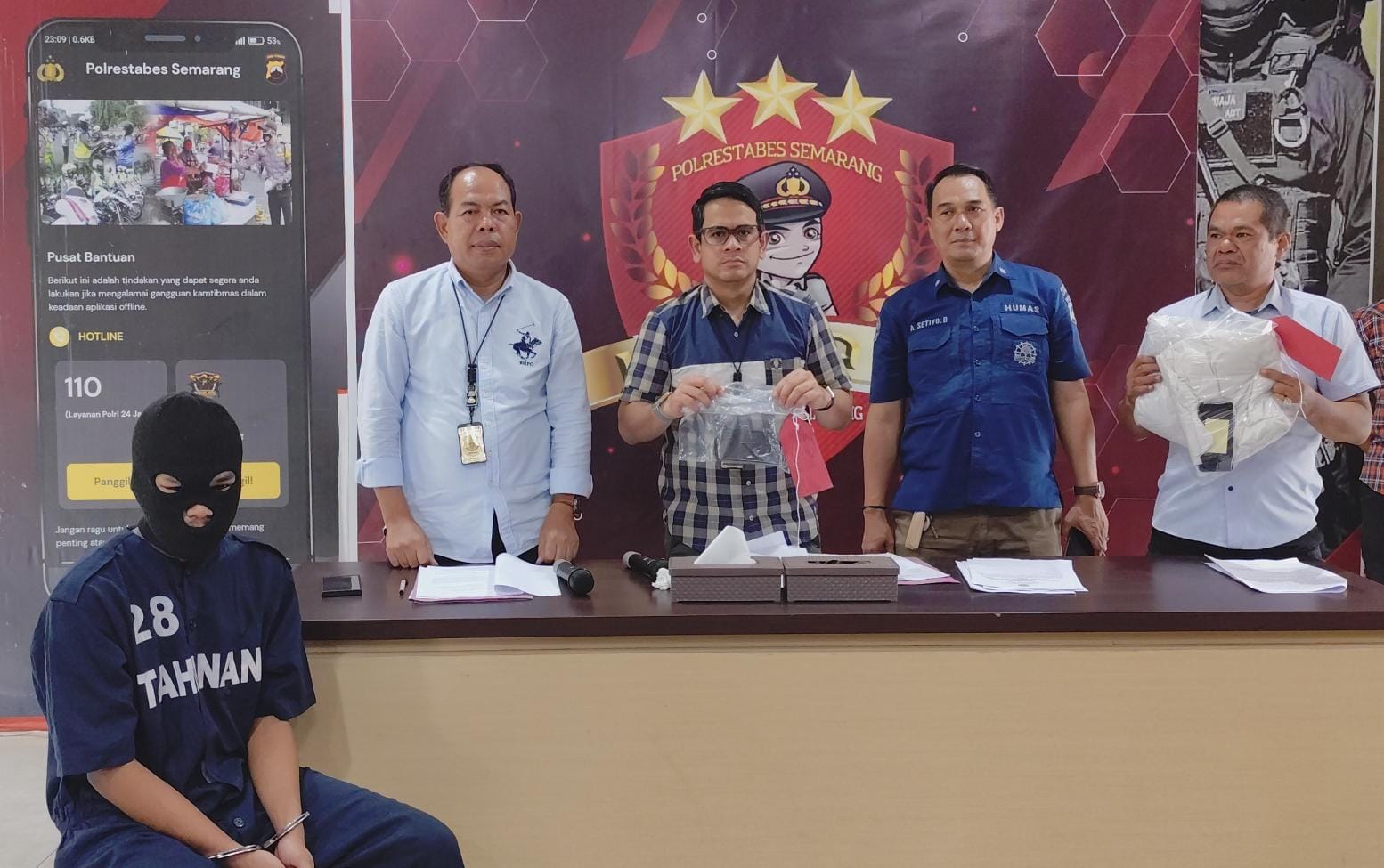 Sungguh bejat perbuatan yang dilakukan pria bernama Agni Bexner alias ABR, 18, warga asal Wonosegoro, Kabupaten Boyolali.  (M Hariyanto/Jawa Pos Radar Semarang)