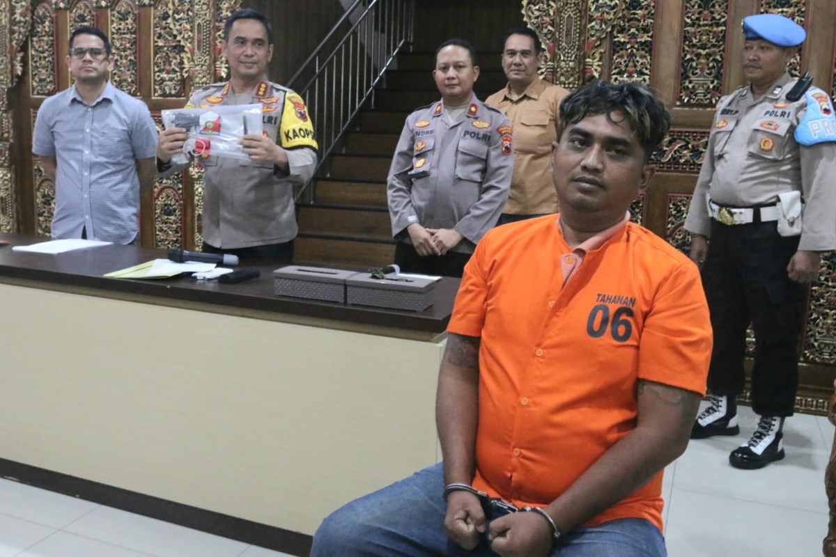 Imam Prasetyo, 35, warga Jalan Jodipati Kelurahan Krobokan, Semarang Barat telah ditetapkan sebagai tersangka. (Nurchamim/Jawa Pos Radar Semarang)