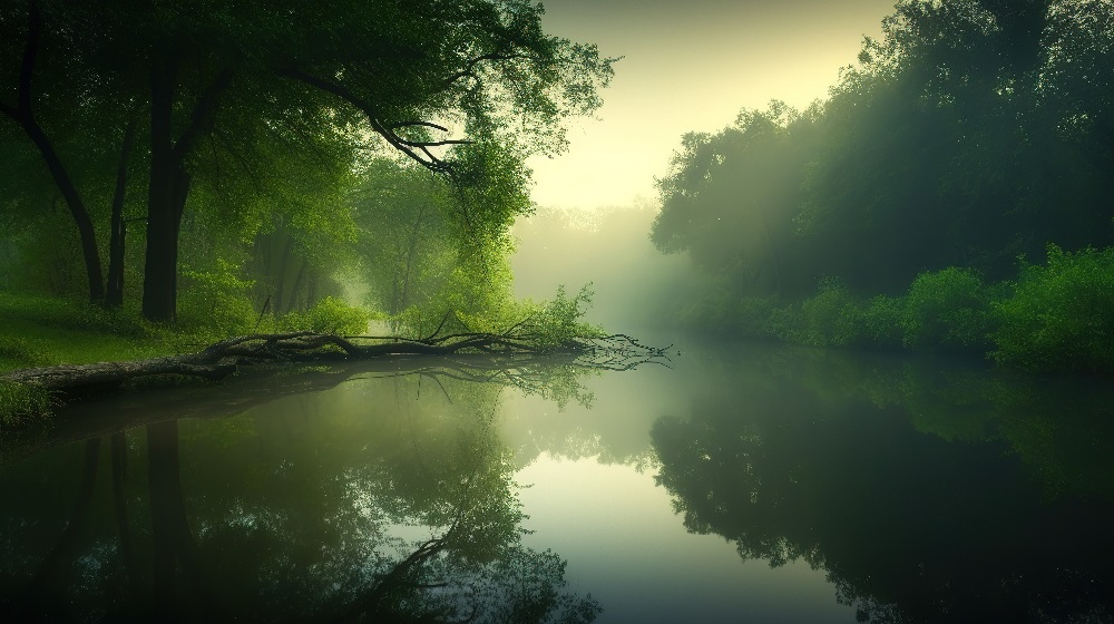 Ilustrasi Aliran Sungai