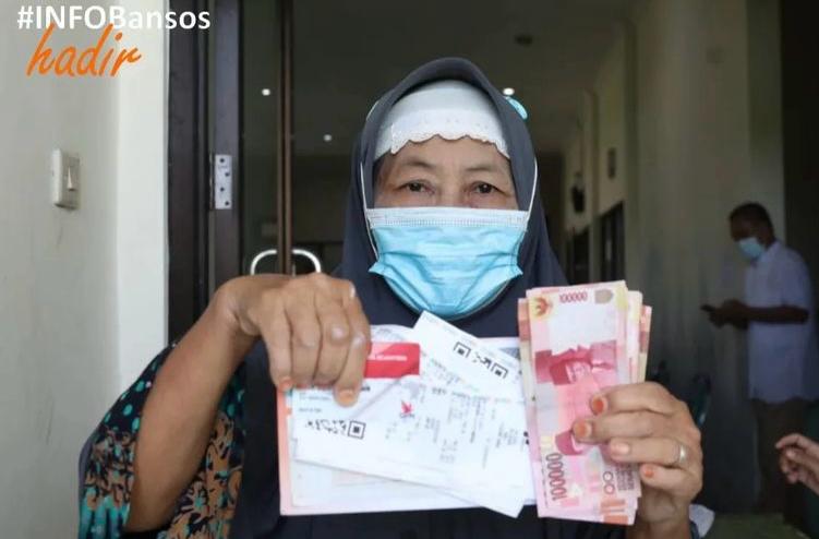 salah satu penerima bansos