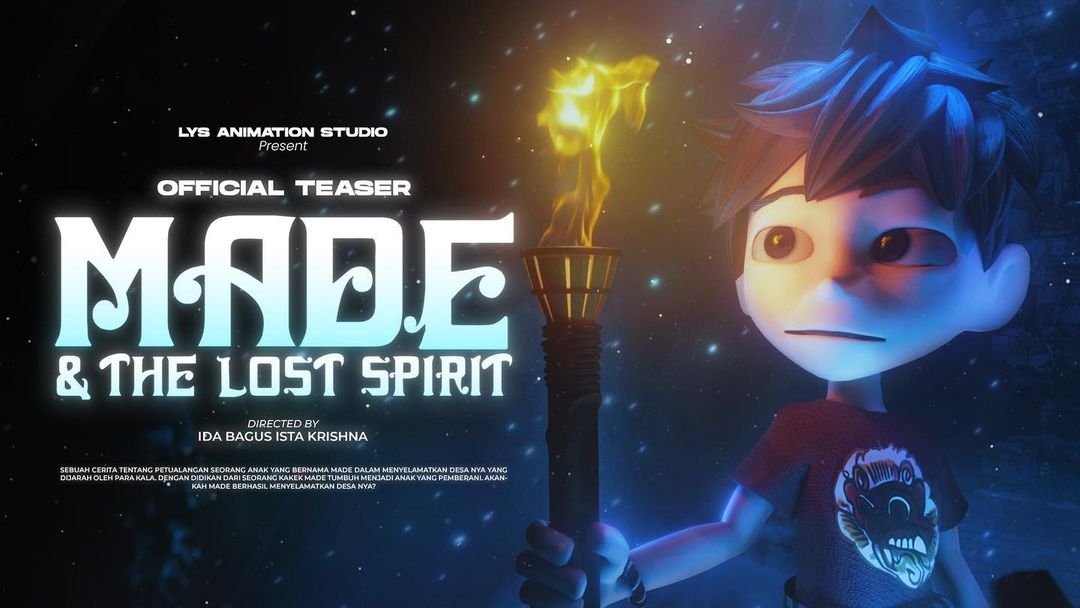 Poster Resmi Teaser Animasi Made & The Lost Spirit/dok. Instagram @lysanimationstudio