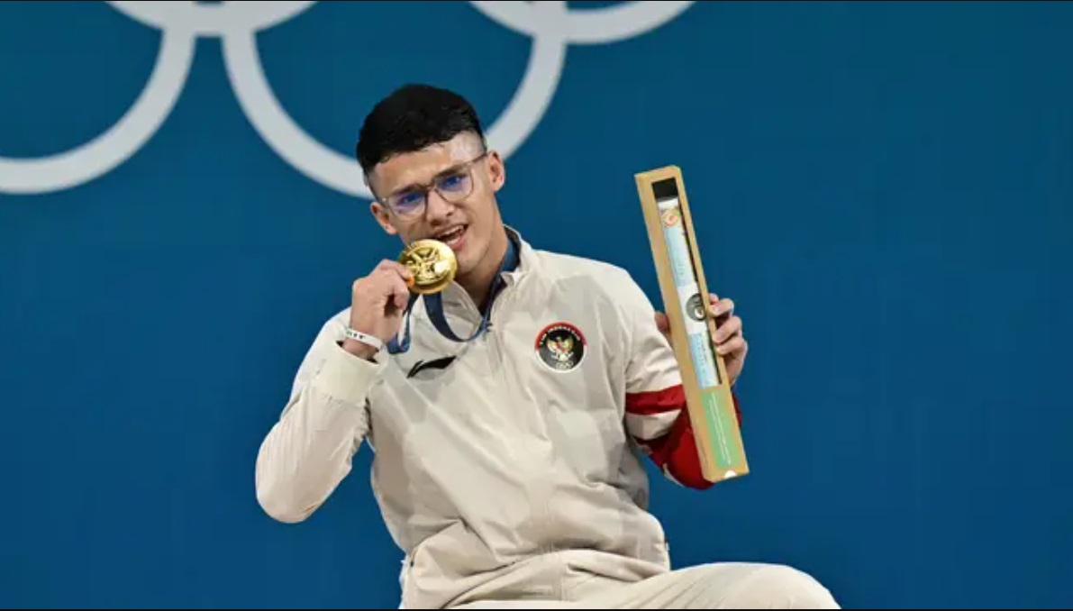 Rizki Juniansyah sumbang medali emas