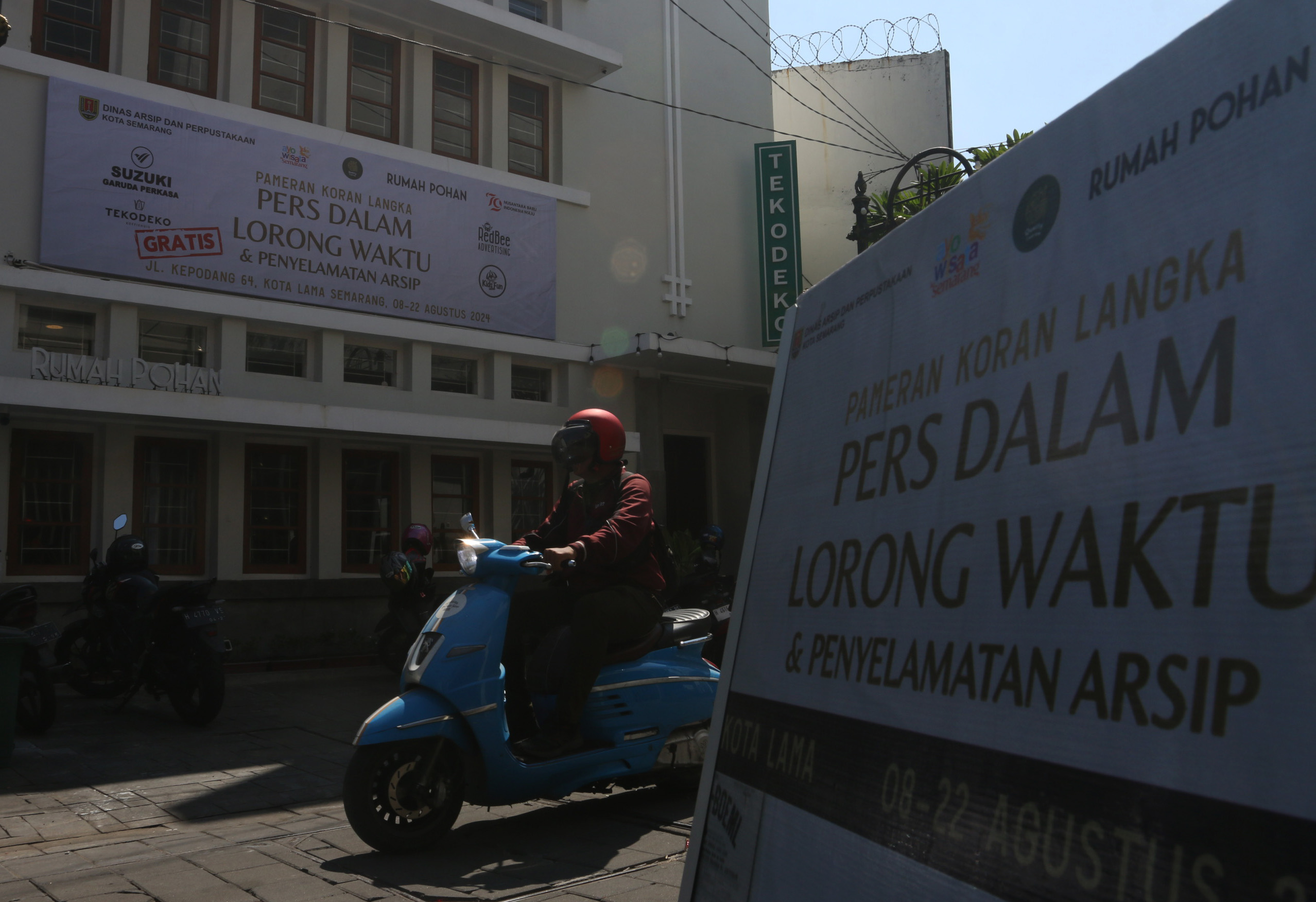 Rumah Pohan Kawasan Kota Lama Semarang,Tempat Pameranberlangsung hingga 22 Agustus 2024.