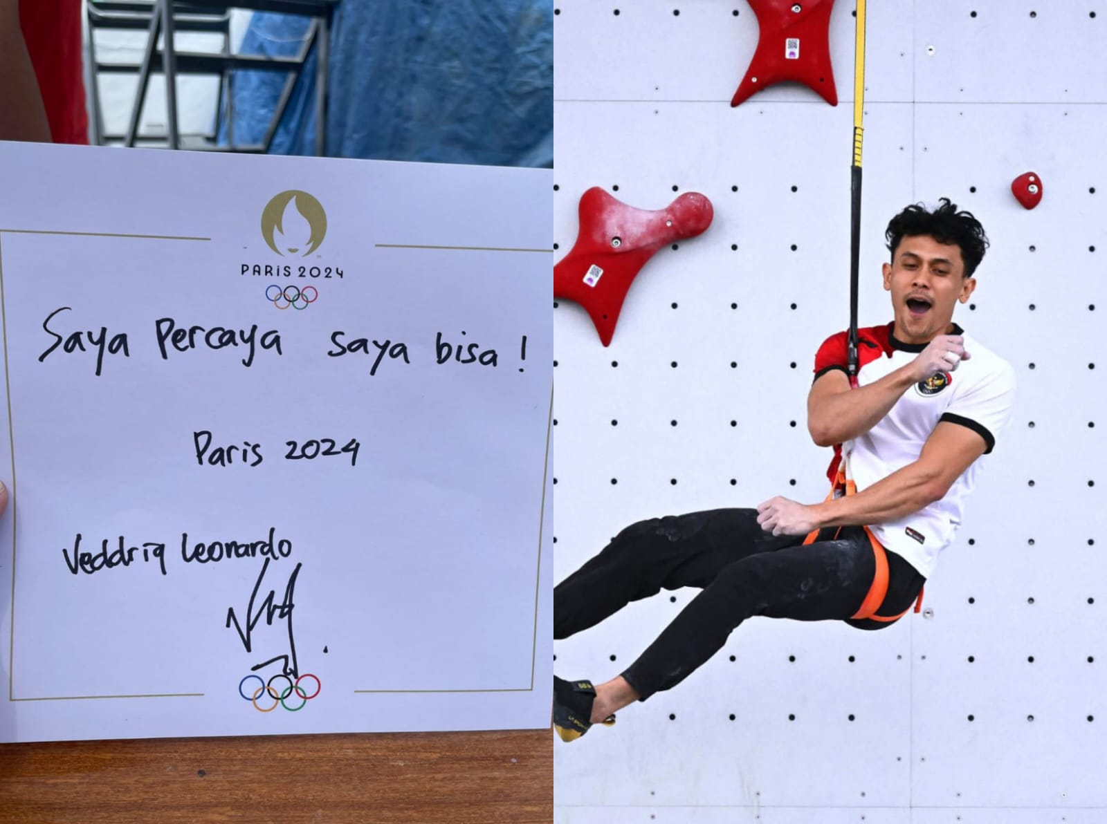 Pesan singkat penuh tekad Veddriq Leonardo peraih emas Olimpiade Paris 2024