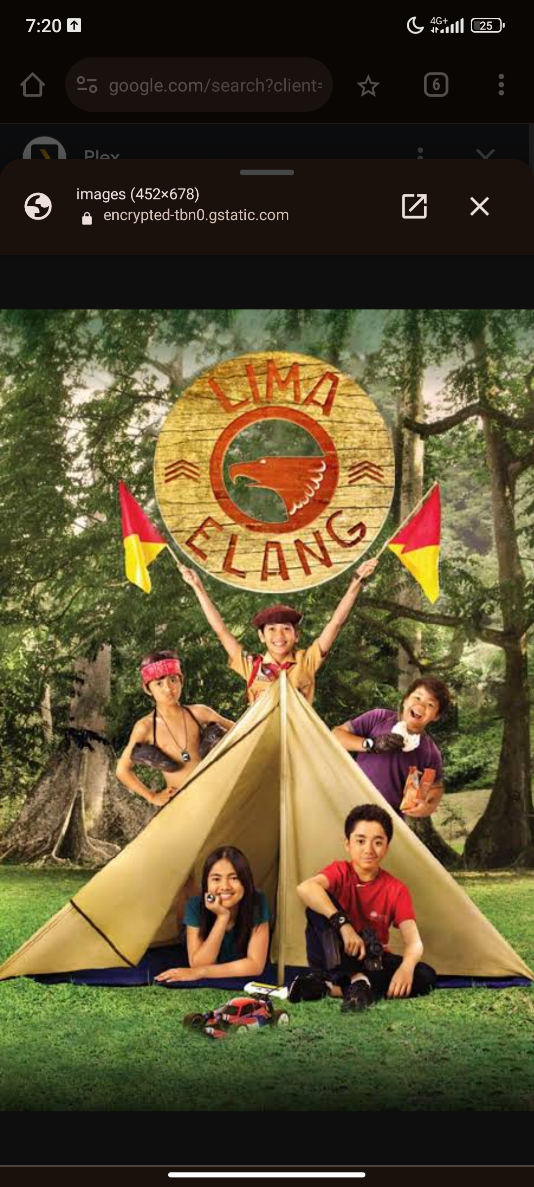 Poster film Lima Elang