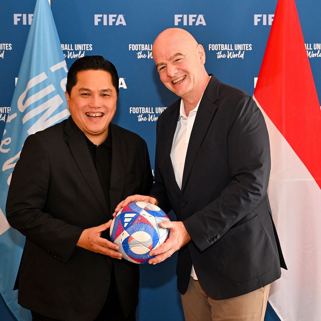 Erick Thohir dan Gianni Infantino