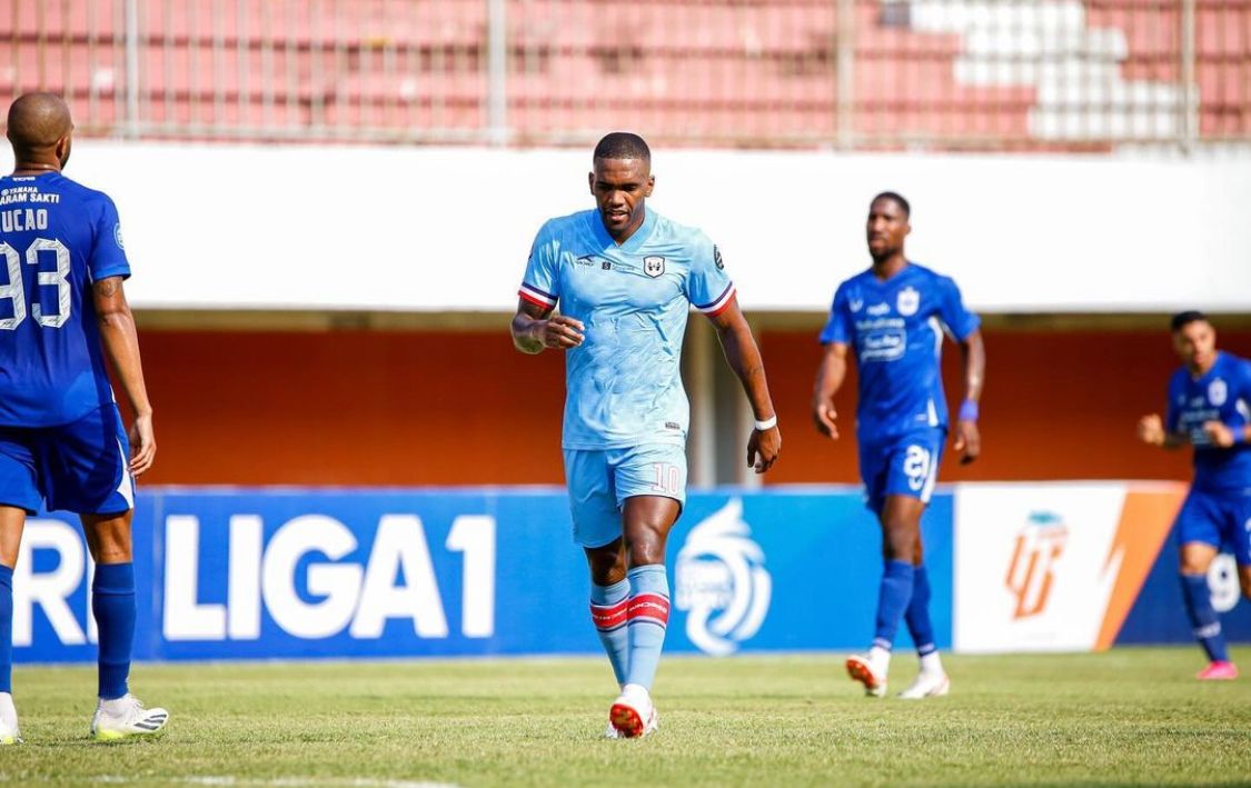 Evandro Brandao ketika berkostum Rans Nusantara musim lalu. (PSIS FC Official)