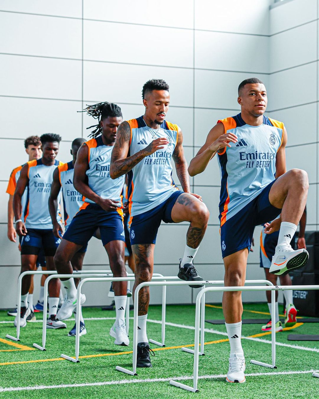 Kylian Mbappe bersama skuad Real Madrid