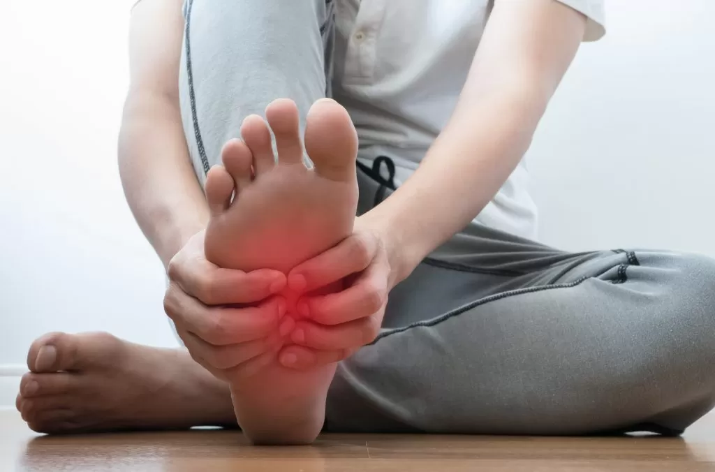 Ilustrasi Kaki Nyeri/okelihat.com