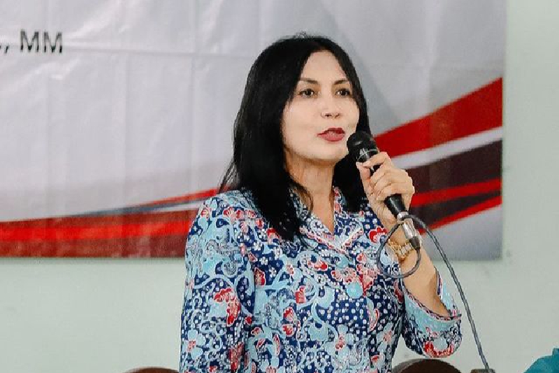 Sosok Dyah Kartika Permana Sari yang bakal maju dalam Pilbup Kendal tahun 2024.
