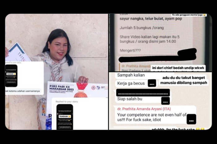 Tangkapan layar tentang Prathita Amanda Aryani ramai disorot warganet.
