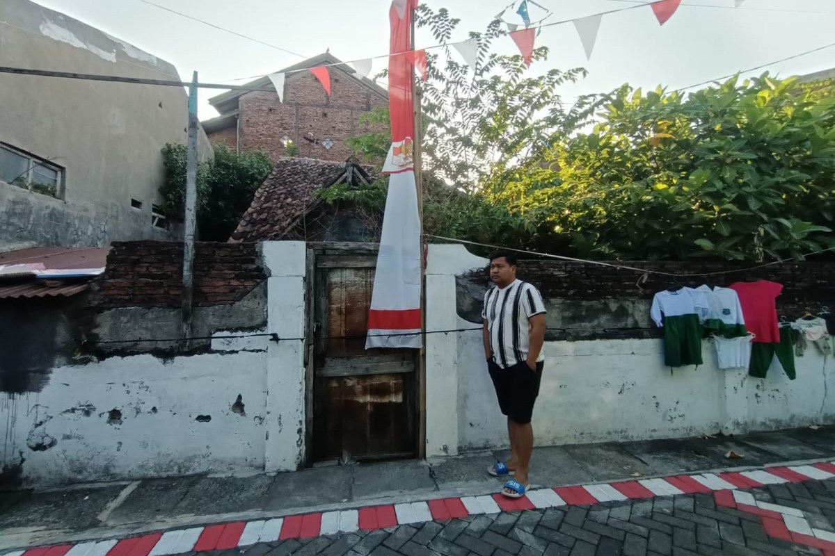 Rumah peninggalan H&nbsp;Mutahar&nbsp;di Kampung Geni Nomor 773, Kelurahan Dadapsari, Semarang Utara. FIGUR RONGGO WASSALIM/JAWA POS RADAR SEMARANG&nbsp;