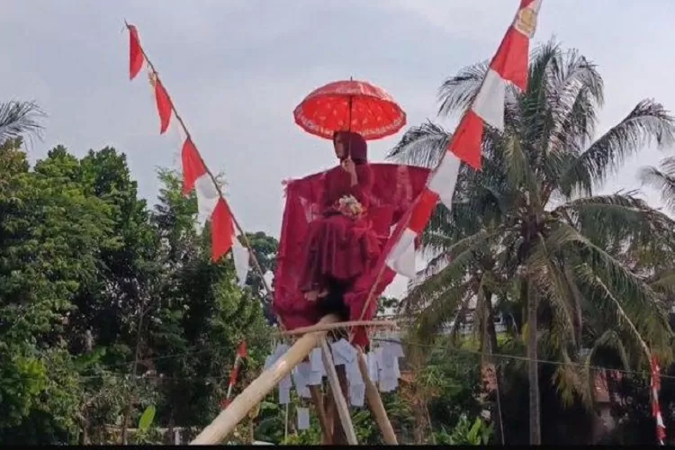 Janda muda viral di Cianjur, Jawa Barat.