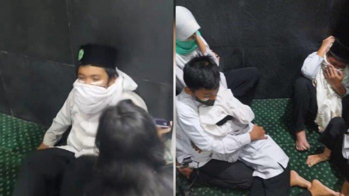 Sedang mengaji, anak-anak terkena imbasnya.