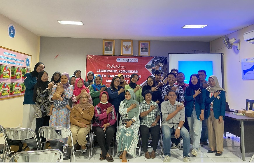 Tim PPK Ormawa STOPHIVA Universitas Diponegoro Gelar Pelatihan Warga Peduli AIDS di Kelurahan Pindrikan Lor, Senin 12 Agustus 2024.