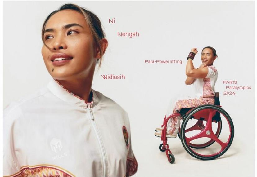 Seragam atlet Paralimpiade Indonesia 2024