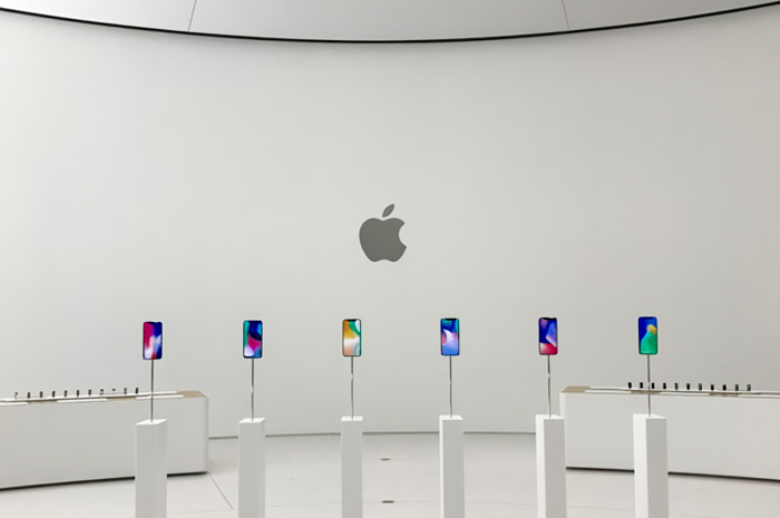 Ponsel iPhone.