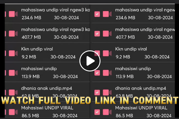 Tangkapan layar yang diduga menampilkan link video KKN Undip viral di media sosial.