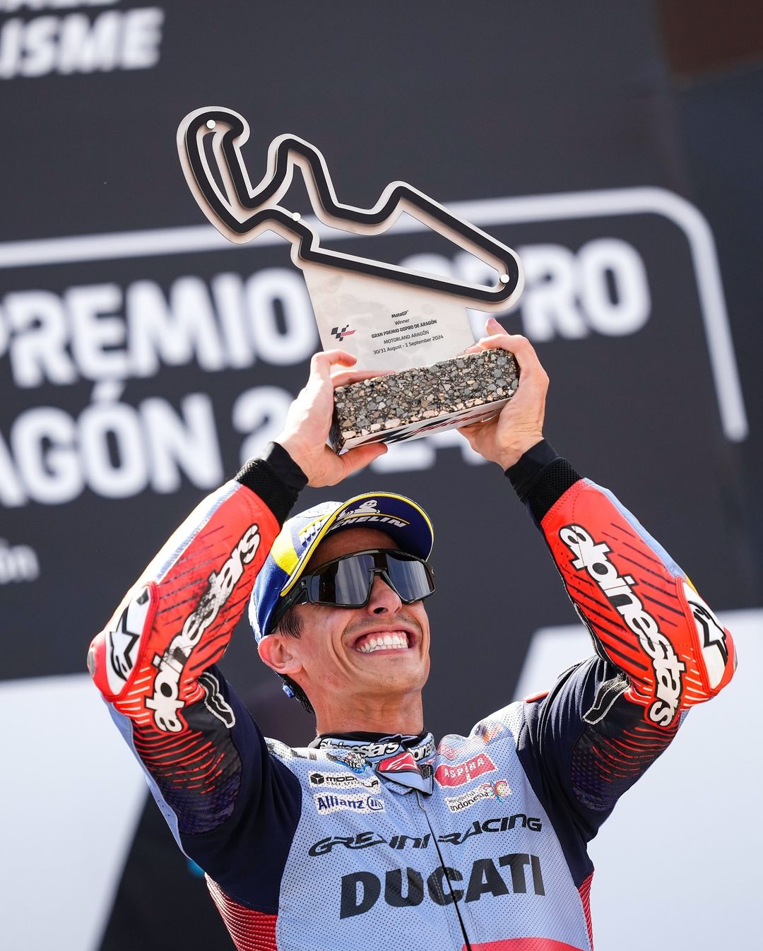 Marc Marquez raih podium pertama