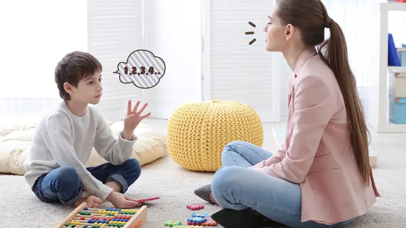 Ilustrasi Anak Belajar Matematika