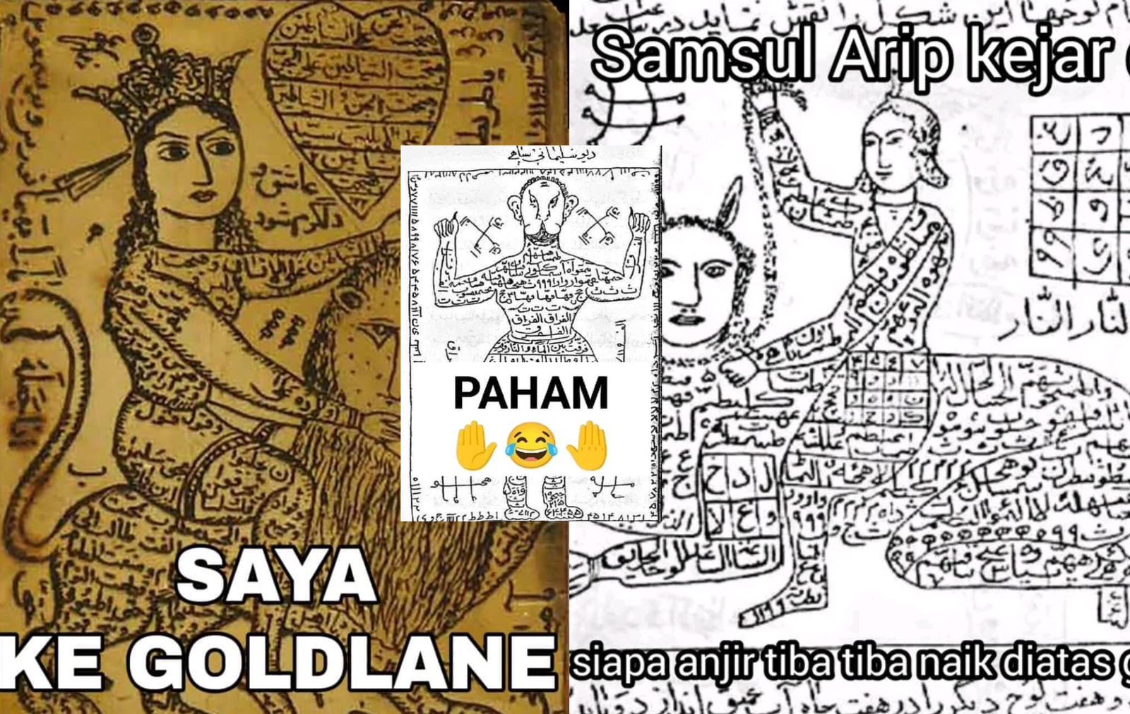 Meme Rajah atau Meme Manga Arab yang sedang ramai di media sosial