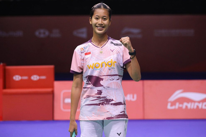Putri Kusuma Wardani melaju ke final Hongkong Open 2024.