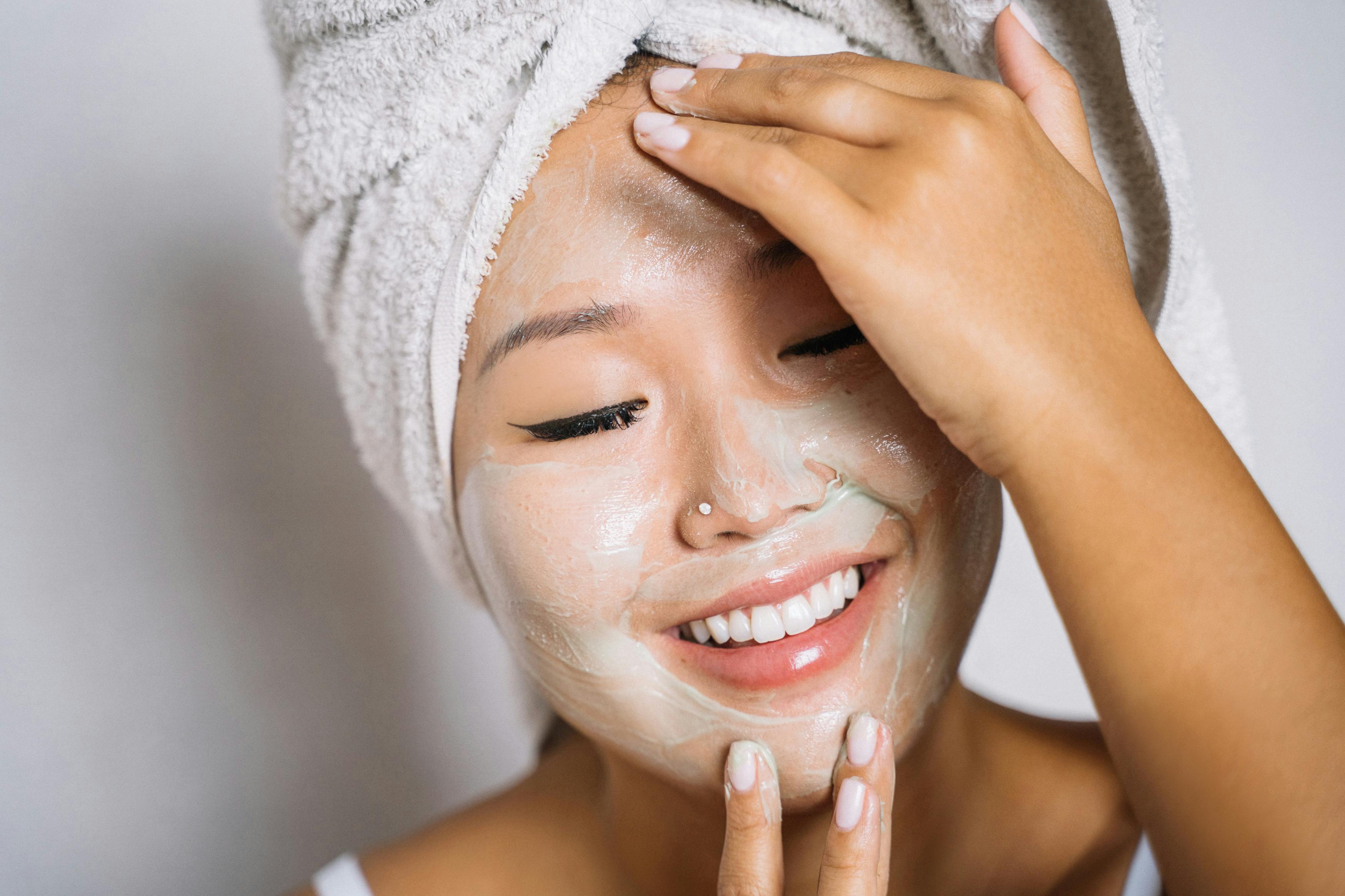 Ilustrasi Masker Beras ala Wanita Korea