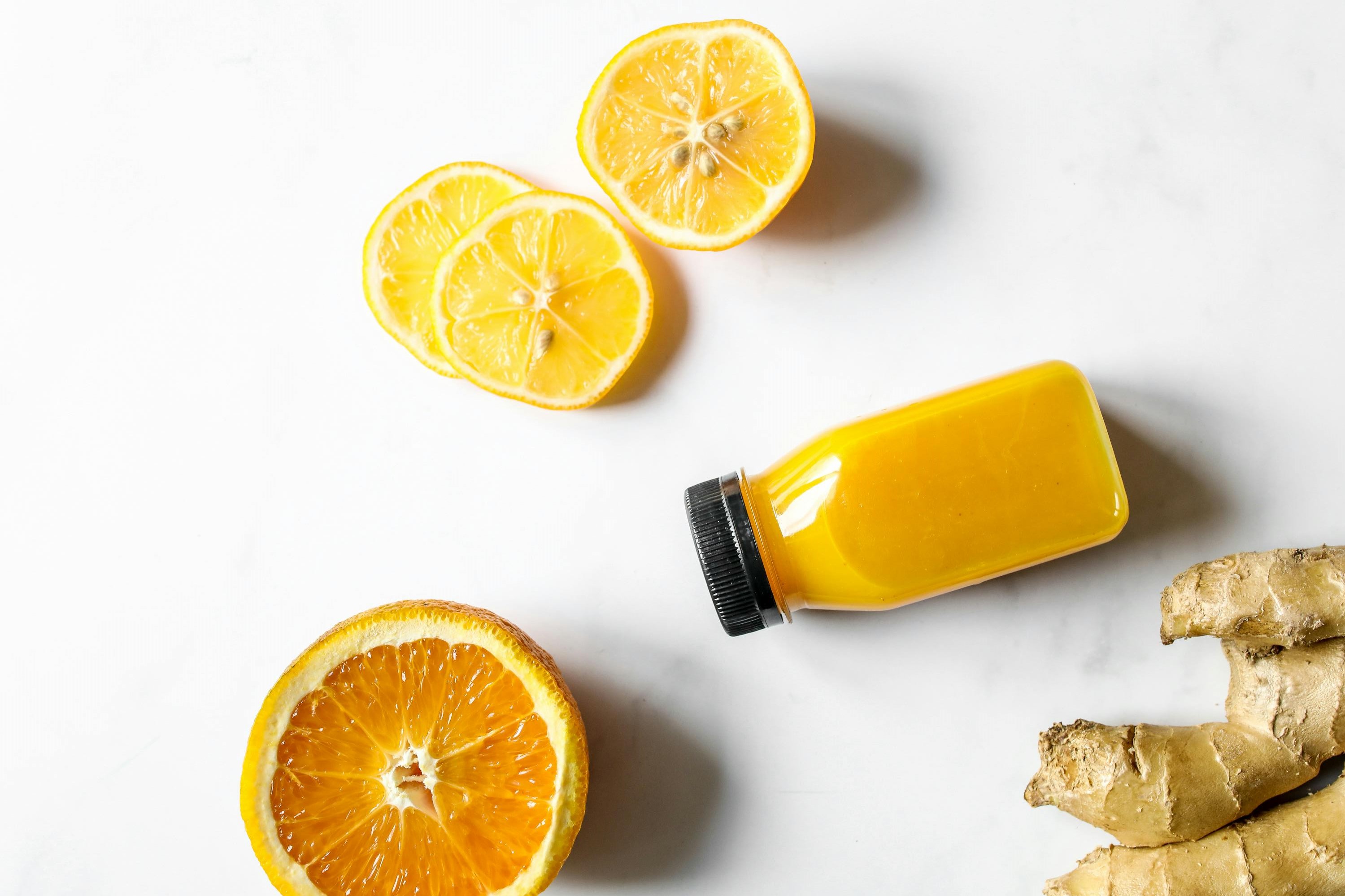Ilustrasi ginger shot