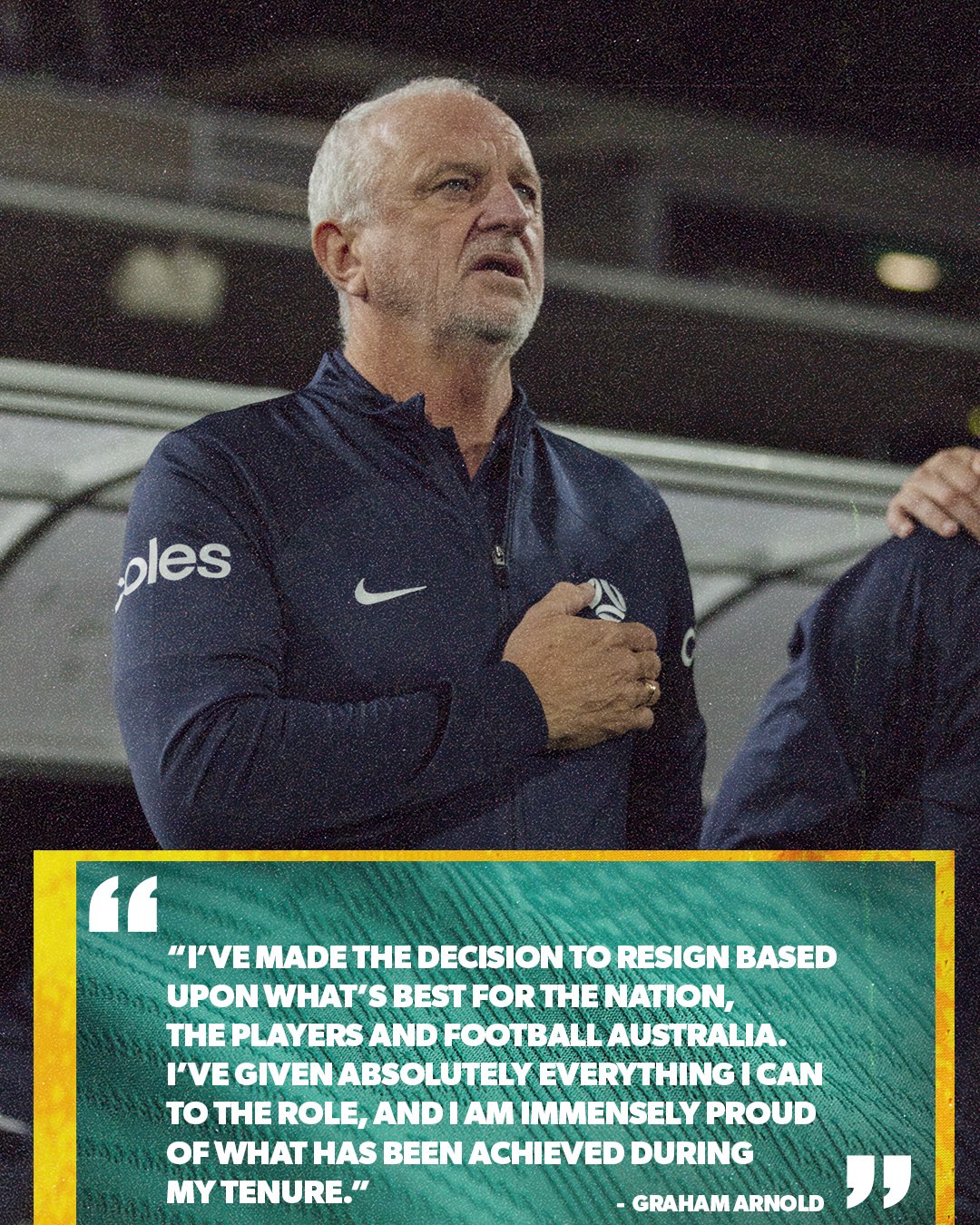 Pelatih Australia, Graham Arnold