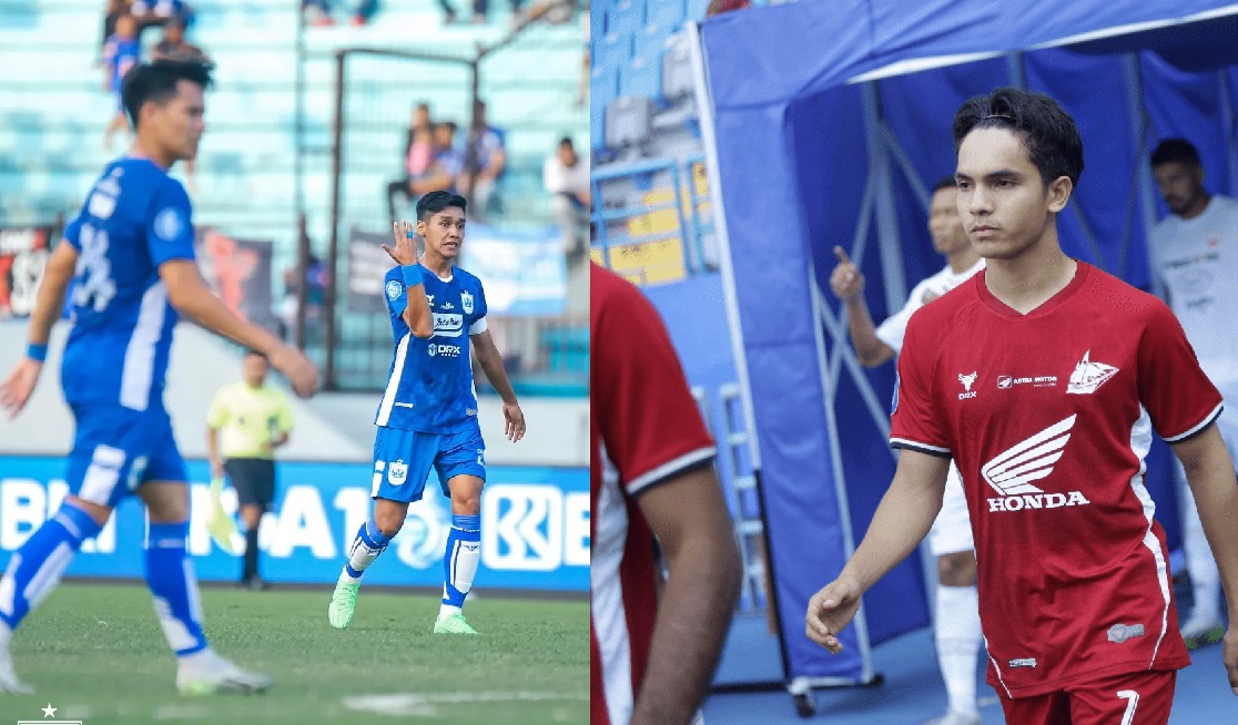 Kedua tim siap bertanding di stadion Batakan, Balikpapan.