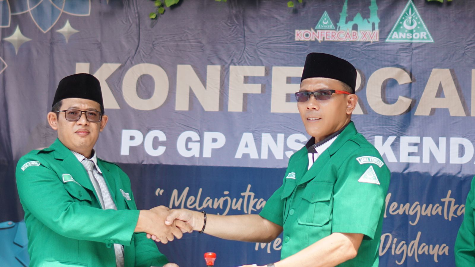 Ahmad Ali Nurudin terpilih sebagai Ketua PC GP Ansor Kendal Masa Khidmah 2024-2028. Budi Setiyawan/Jawa Pos Radar Semarang