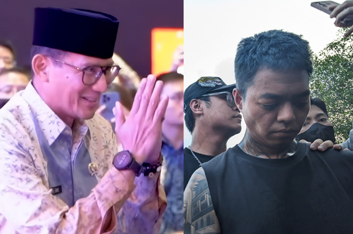 Menparekraf Sandiaga Uno dan Reza Arap.