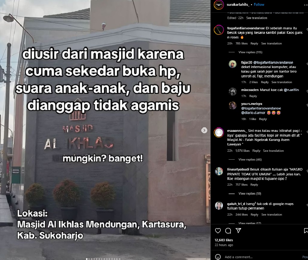 Masjid Al Ikhlas.