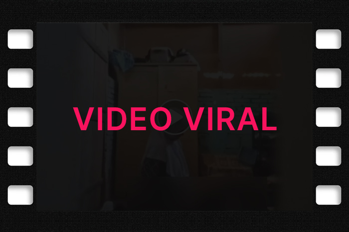 Ilustrasi video viral guru dan murid.