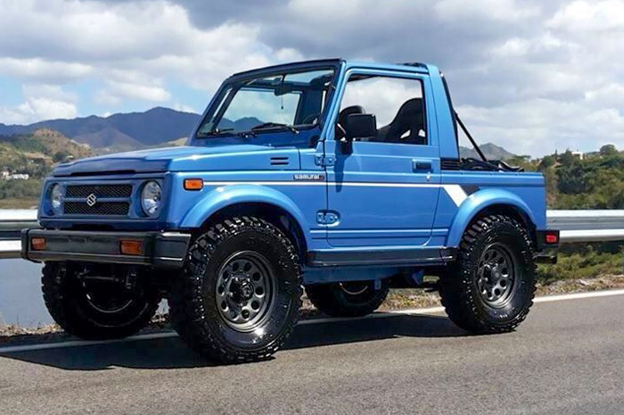 Ilustrasi varian mobil Suzuki Jimny Caribian.