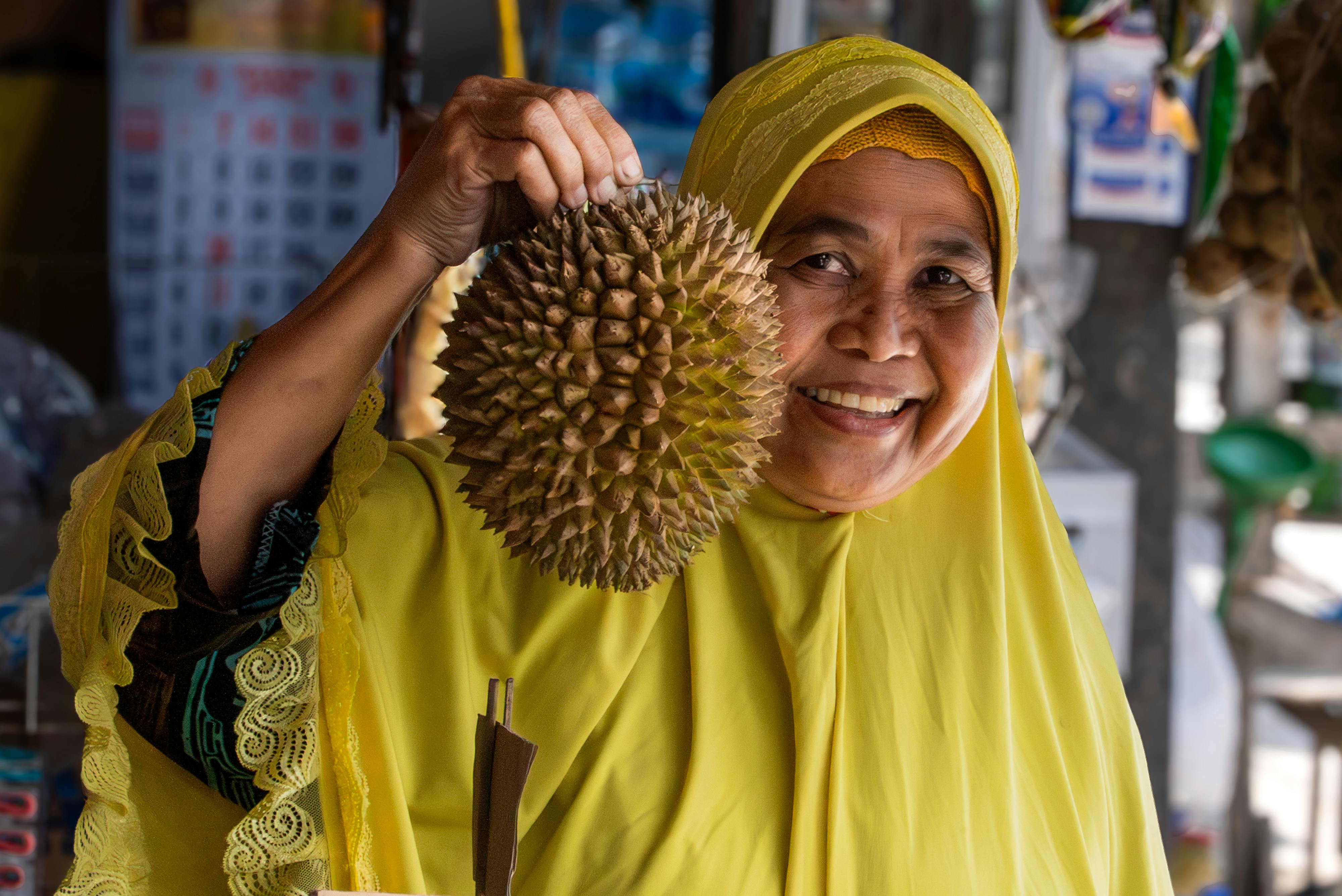 Ilustrasi membeli durian