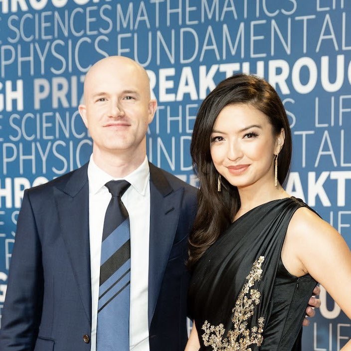Brian Armstrong dan Raline Shah