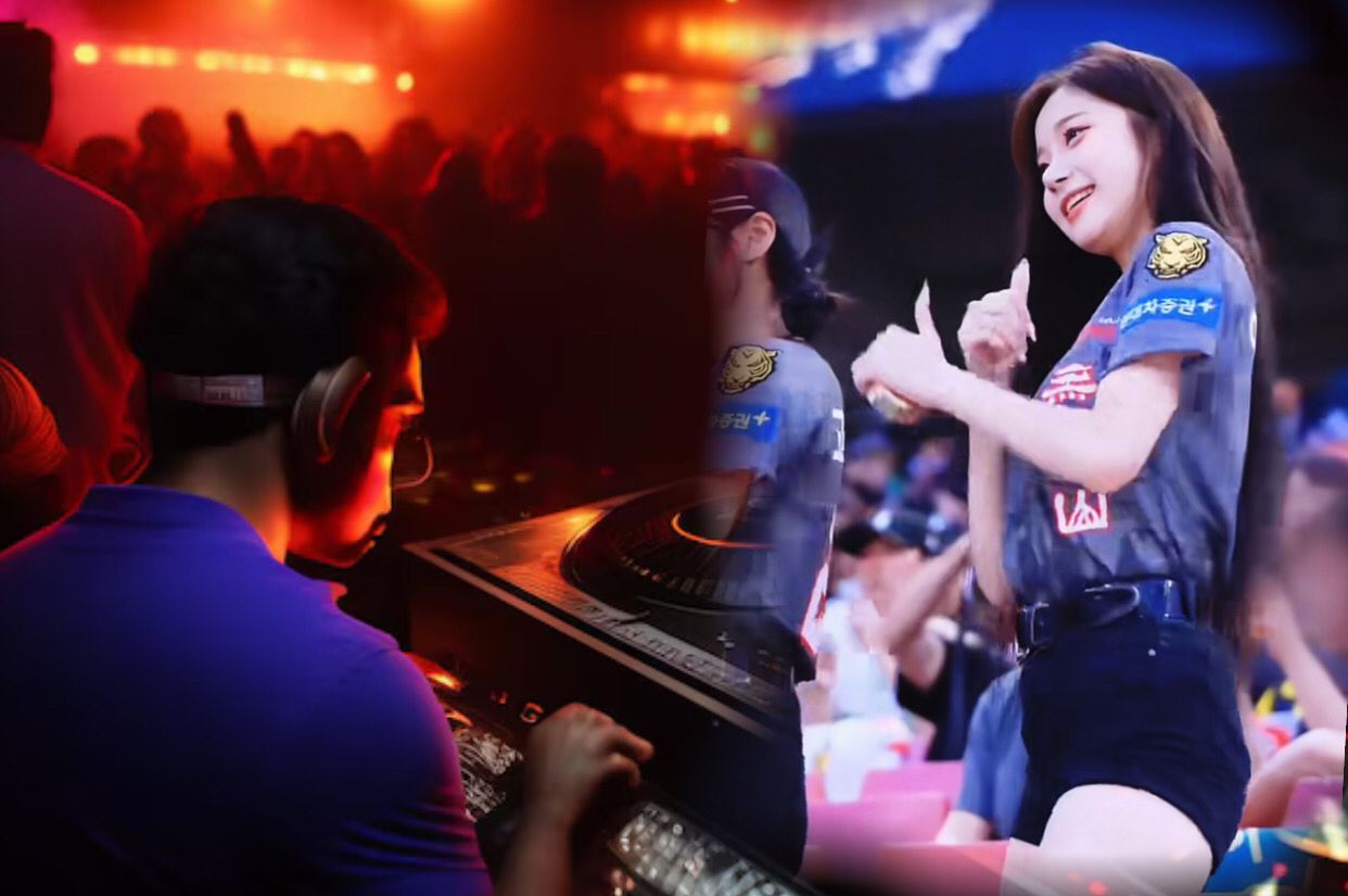 Ilustrasi : Disk Jockey dan Cheerleaders KIA Tiger (Lee Jeu Eun)