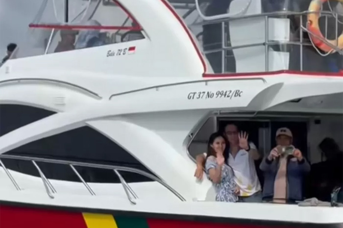 Penampakan kapal yang diklaim dinaiki almarhum Benny Laos sebelum insiden ledakan Speedboat.