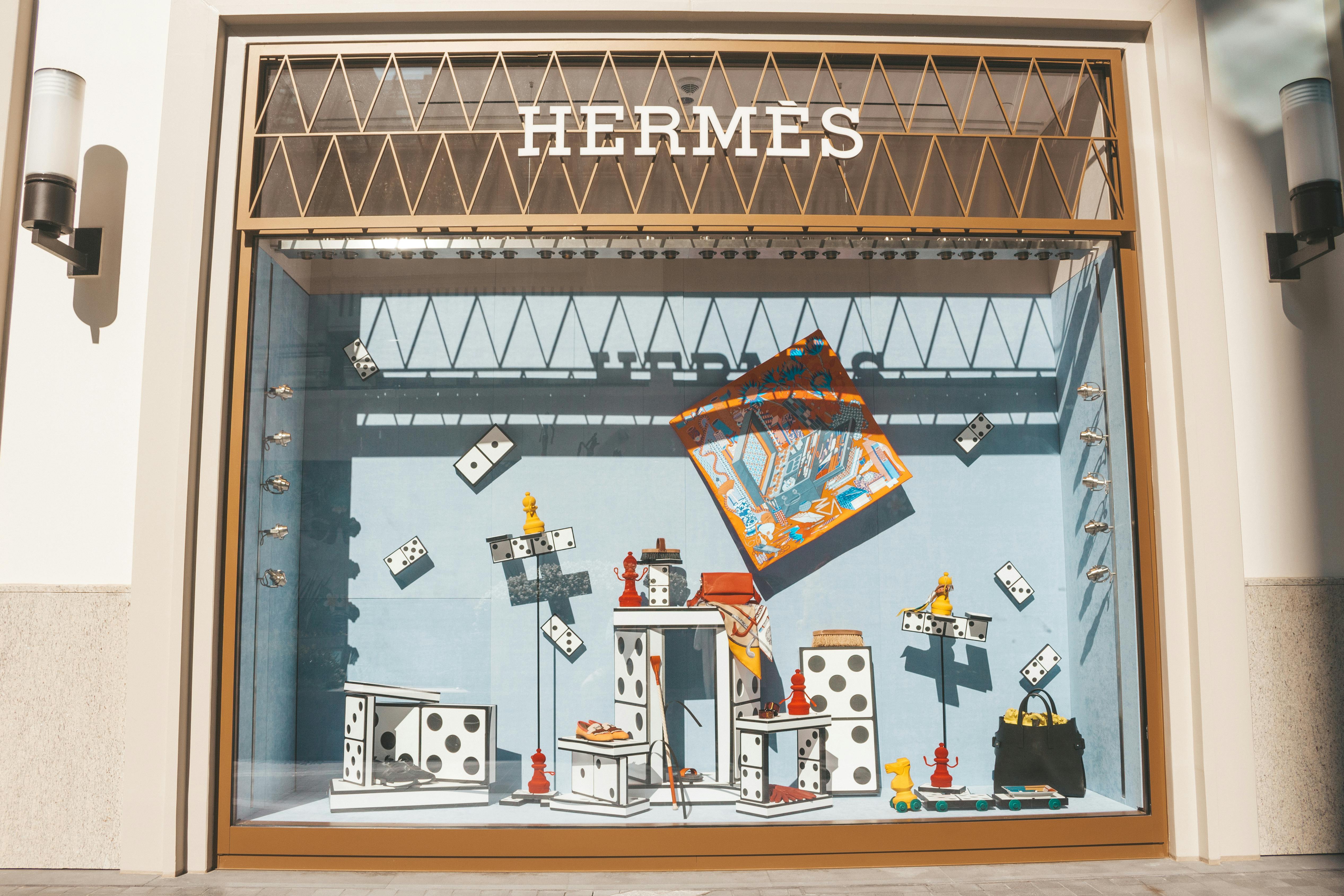 Ilustrasi butik Hermes