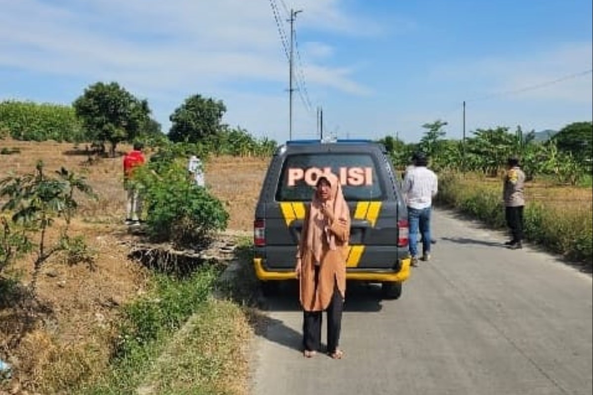TKP penemuan bayi.