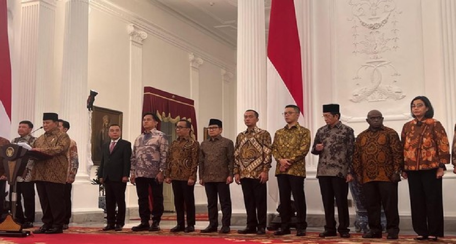 Susunan kabinet Merah Putih Prabowo Subianto dan Gibran Rakabuming Raka.