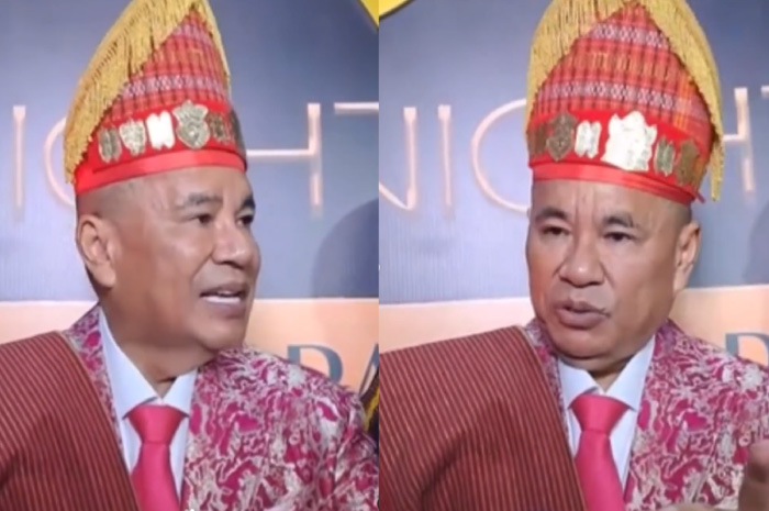 Hotman Paris saat memberikan respon pandangannya terkait polemik uang donasi Agus Salim.