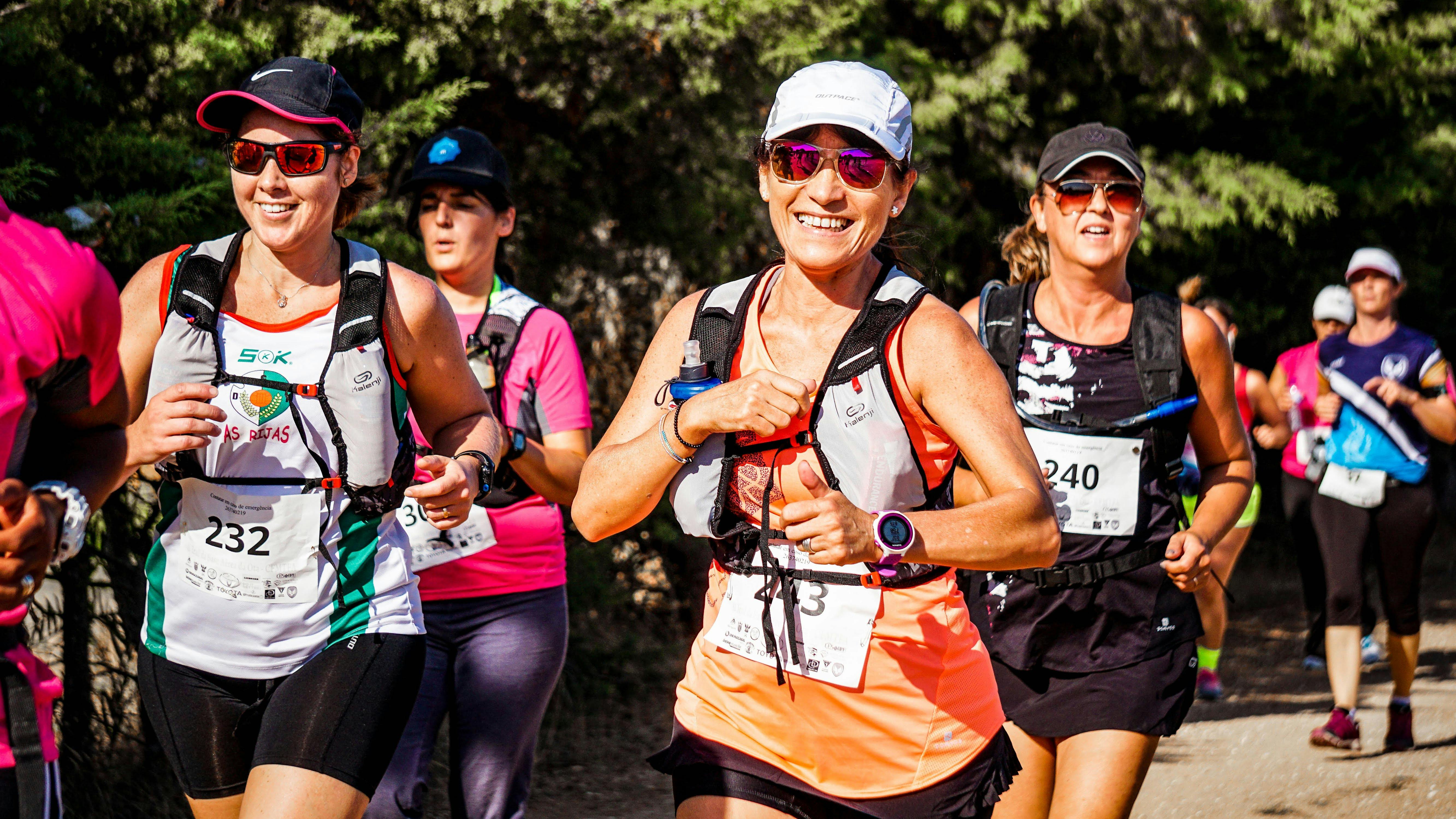 Ilustrasi lari marathon