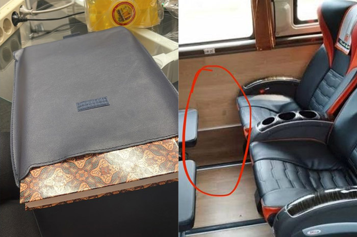 Penumpang bus Rosalia Indah kehilangan laptop diganti buku batik besar.