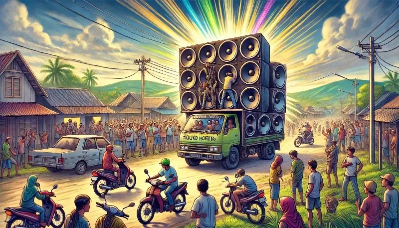 Ilustrasi: Keramaian dan Fenomena Sound Horeg di Masyarakat Jawa Timur