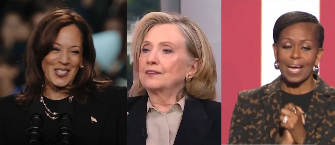 Kamala Harris, Hillary Clinton dan Michele Obama.